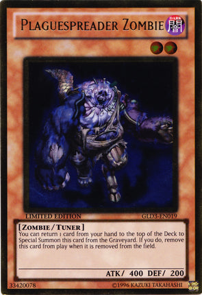 Plaguespreader Zombie [GLD3-EN019] Gold Rare