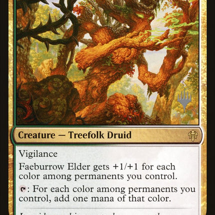 Faeburrow Elder (Promo Pack) [Throne of Eldraine Promos]