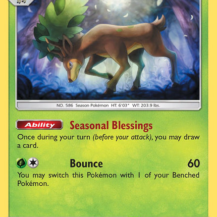 Sawsbuck (16/236) (Prerelease Kit Exclusive) (Theme Deck Exclusive) [Sun & Moon: Cosmic Eclipse]