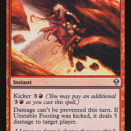 Unstable Footing [Zendikar]