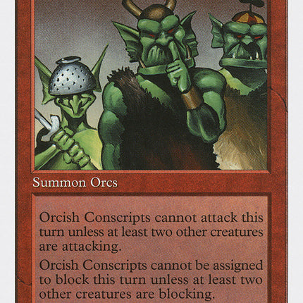 Orcish Conscripts [Fifth Edition]