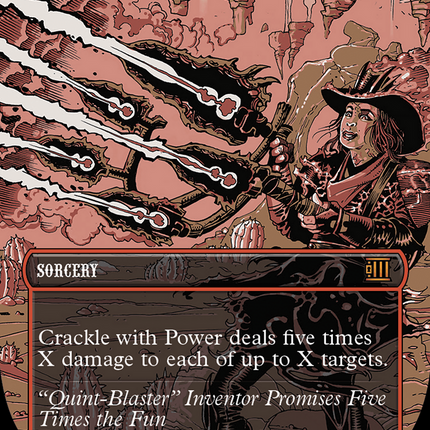 Crackle with Power (Textured Foil) [Outlaws of Thunder Junction: Breaking News]