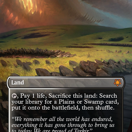 Marsh Flats (Borderless) [Tarkir: Dragonstorm Special Guests]