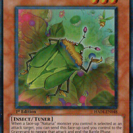 Naturia Stinkbug [HA04-EN048] Super Rare