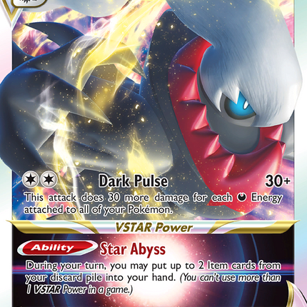 Darkrai VSTAR (099/189) (Jumbo Card) [Sword & Shield: Astral Radiance]