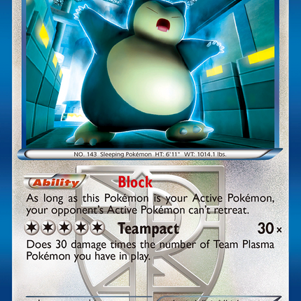 Snorlax (101/135) [Black & White: Plasma Storm]
