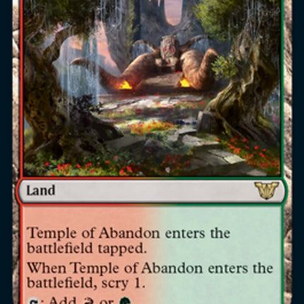 Temple of Abandon [Kamigawa: Neon Dynasty Commander]