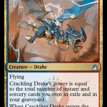 Crackling Drake [Ravnica Remastered]