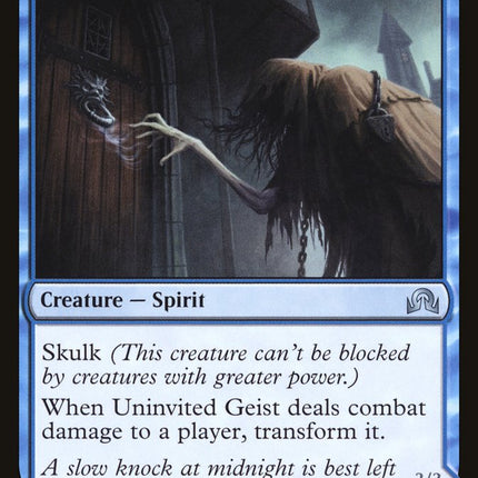 Uninvited Geist // Unimpeded Trespasser [Shadows over Innistrad]