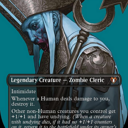 Mikaeus, the Unhallowed (Borderless Profile) [Commander Masters]