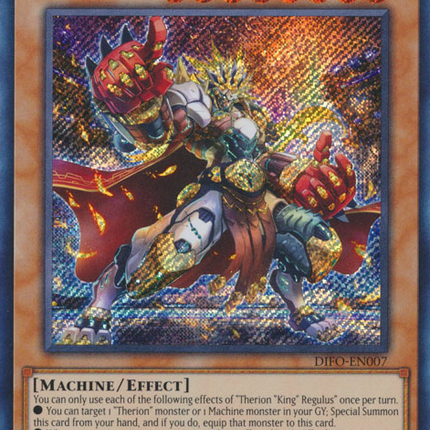 Therion King Regulus [DIFO-EN007] Secret Rare