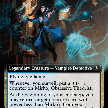 Mirko, Obsessive Theorist (Extended Art) [Murders at Karlov Manor Commander]