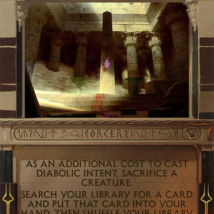 Diabolic Intent (Invocation) [Amonkhet Invocations]