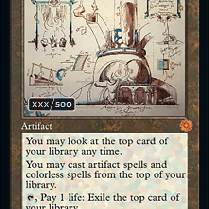 Mystic Forge (Retro Schematic) (Serialized) [The Brothers' War Retro Artifacts]