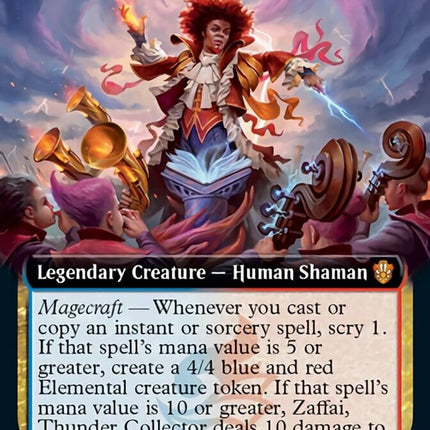 Zaffai, Thunder Conductor (Extended Art) [Commander 2021]