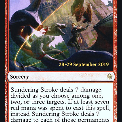 Sundering Stroke [Throne of Eldraine Prerelease Promos]