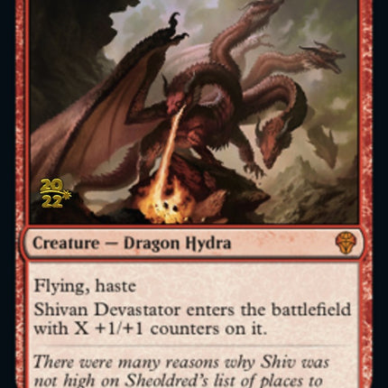 Shivan Devastator [Dominaria United Prerelease Promos]