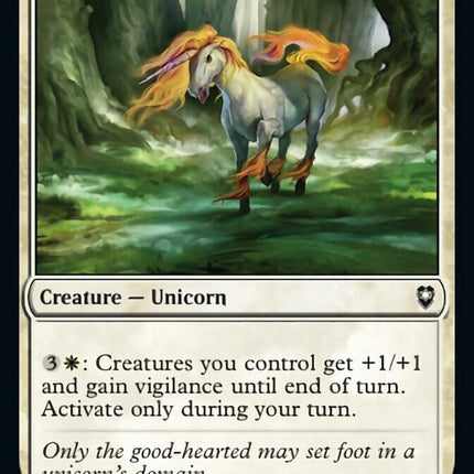 Steadfast Unicorn [Commander Legends: Battle for Baldur's Gate]