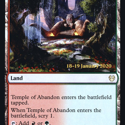 Temple of Abandon [Theros Beyond Death Prerelease Promos]