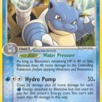 Blastoise (14/100) (Theme Deck Exclusive) [EX: Crystal Guardians]