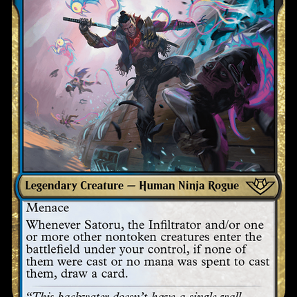 Satoru, the Infiltrator [Outlaws of Thunder Junction]