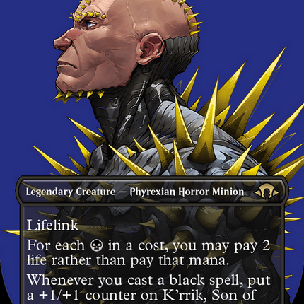 K'rrik, Son of Yawgmoth (Borderless) [Modern Horizons 3]