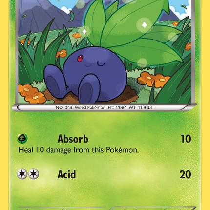 Oddish (1/149) [Black & White: Boundaries Crossed]