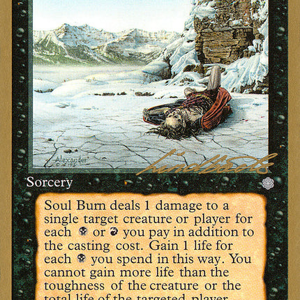 Soul Burn (Leon Lindback) [Pro Tour Collector Set]