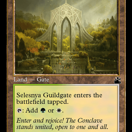 Selesnya Guildgate (Retro Frame) [Ravnica Remastered]