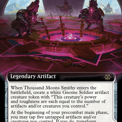 Thousand Moons Smithy (Extended Art) // Barracks of the Thousand [The Lost Caverns of Ixalan]