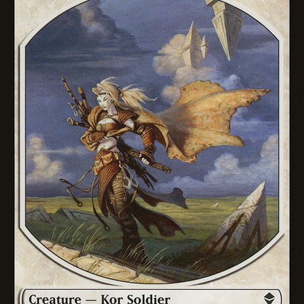 Kor Soldier Token [Zendikar Tokens]