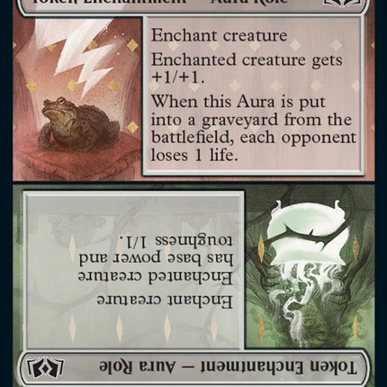 Wicked Role / Cursed Role (WOE) // Treasure (MH3) Double-Sided Token [The List]