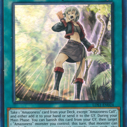 Amazoness Call (Green) [LDS1-EN024] Ultra Rare