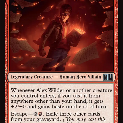 Alex Wilder, Runaway [Marvel Super Heroes Commander]