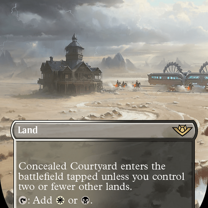 Concealed Courtyard (Borderless) [Outlaws of Thunder Junction]
