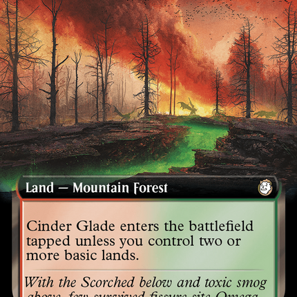 Cinder Glade (Extended Art) (Surge Foil) [Fallout]