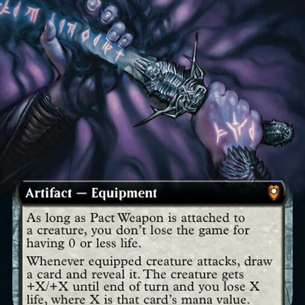 Pact Weapon (Extended Art) [Commander Legends: Battle for Baldur's Gate]