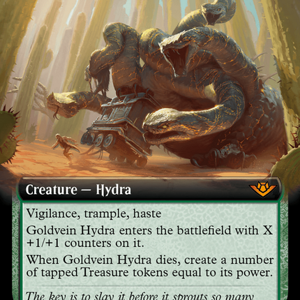 Goldvein Hydra (Extended Art) [Outlaws of Thunder Junction]