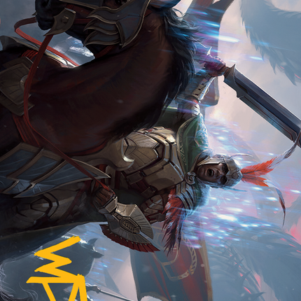 Marshal of Zhalfir Art Card (Gold-Stamped Signature) [March of the Machine Art Series]