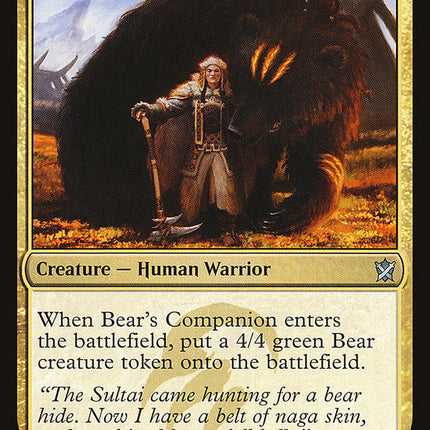 Bear's Companion [Khans of Tarkir]