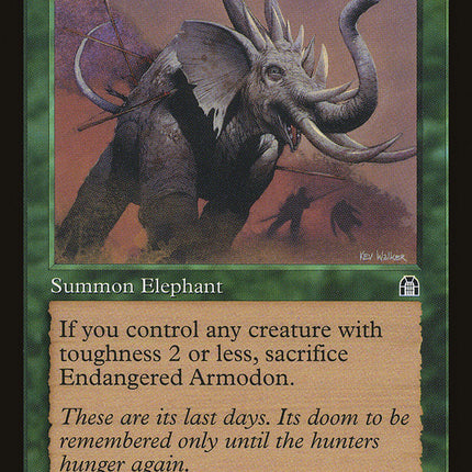 Endangered Armodon [Stronghold]