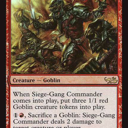 Siege-Gang Commander [Duel Decks: Elves vs. Goblins]