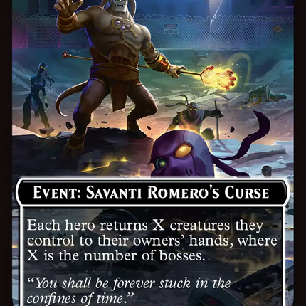Event: Savanti Romero's Curse [Teenage Mutant Ninja Turtles Commander Tokens]
