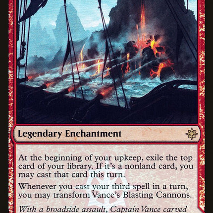 Vance's Blasting Cannons // Spitfire Bastion (Buy-A-Box) [Ixalan Treasure Chest]
