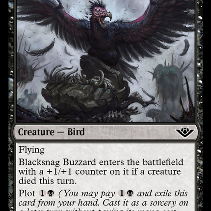 Blacksnag Buzzard [Outlaws of Thunder Junction]