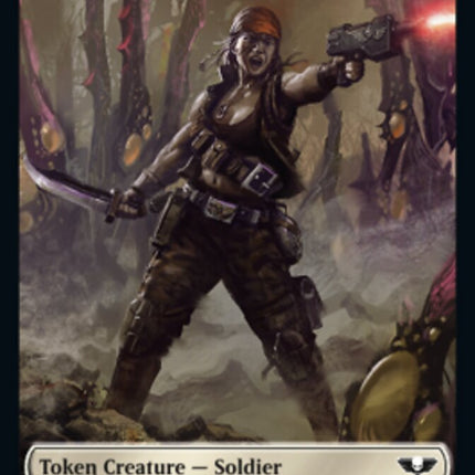 Soldier (003) // Sicarian Infiltrator Double-Sided Token [Warhammer 40,000 Tokens]