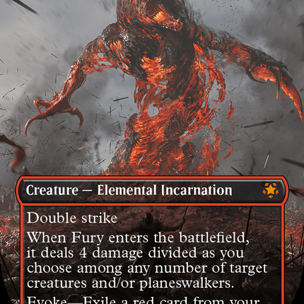 Fury (Borderless) (Textured Foil) [Modern Horizons 3 Special Guests]