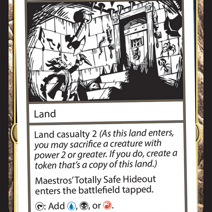 Maestros' Totally Safe Hideout [Mystery Booster 2 Playtest Cards]
