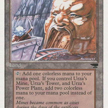 Urza's Mine (Mine Cart Entering Mouth) [Chronicles]
