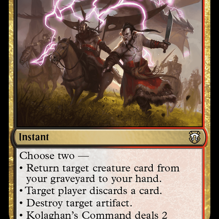 Kolaghan's Command (Ripple Foil) [Modern Horizons 3 Commander]